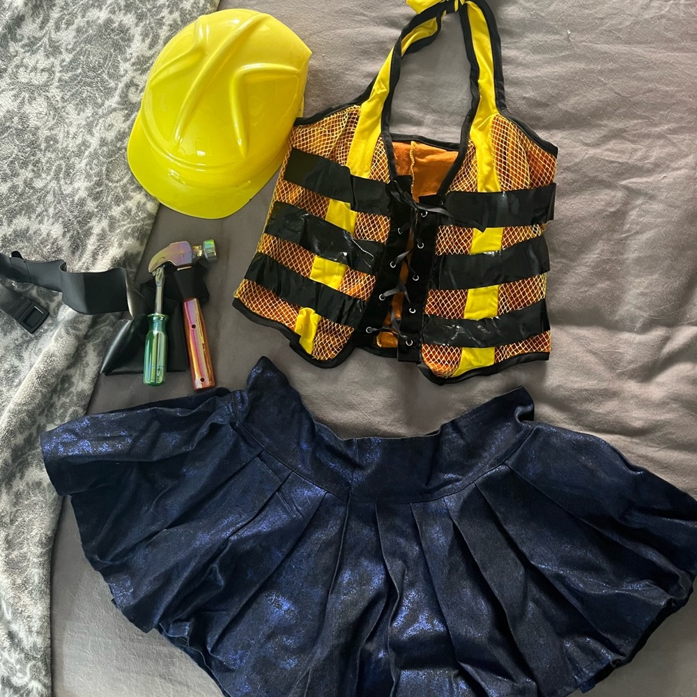 Sexy construction worker Halloween costume